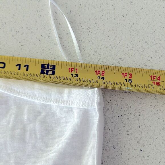 NWOT Free People One Way or Another One Shoulder Cotton Tank White L Beachy - Picture 7 of 12